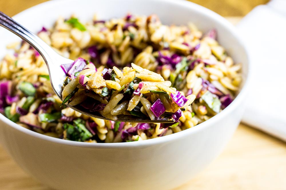 Orzo Salad with Everything Recipe
