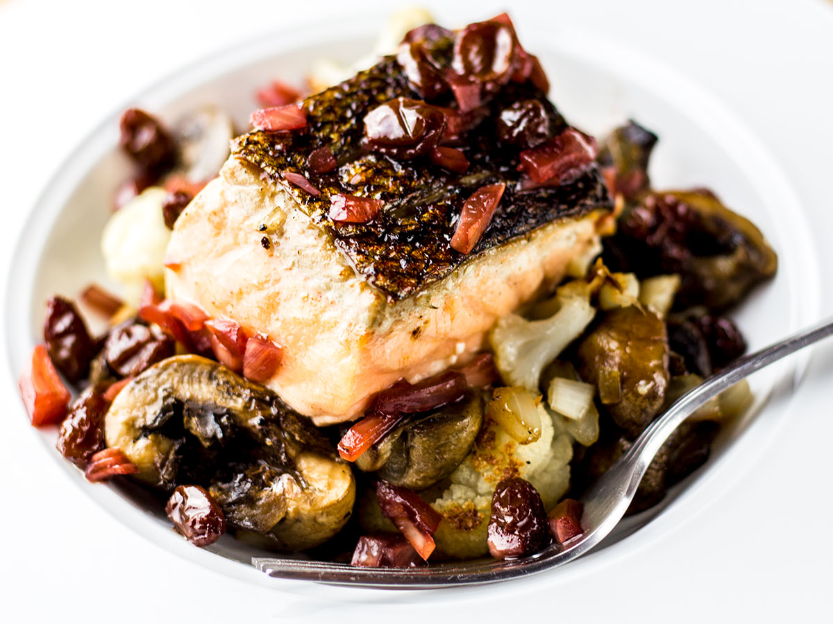 Pan-Roasted Salmon Dish by Curtis Stone