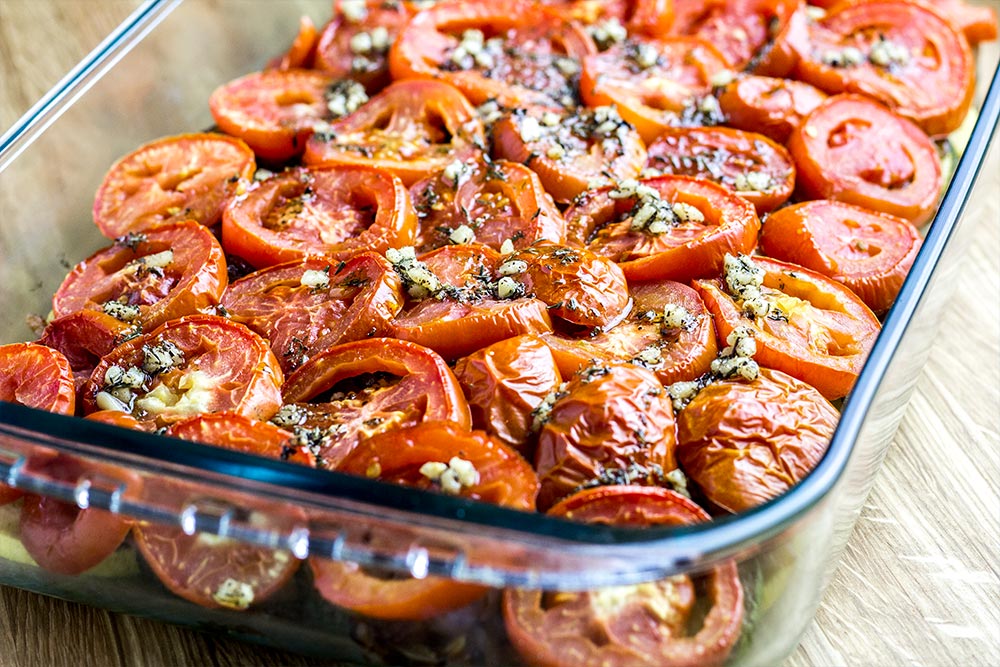 Dried Tomatoes in Casserole