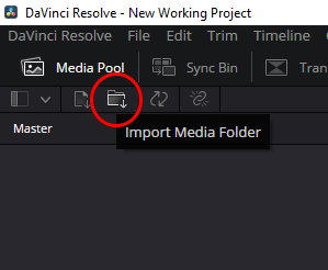 Import Media Folder Icon