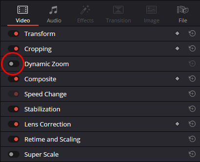 Dynamic Zoom On/Off Button in Inspector