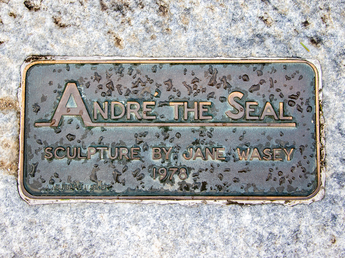 Andre the Seal/Jane Wasey Plaque