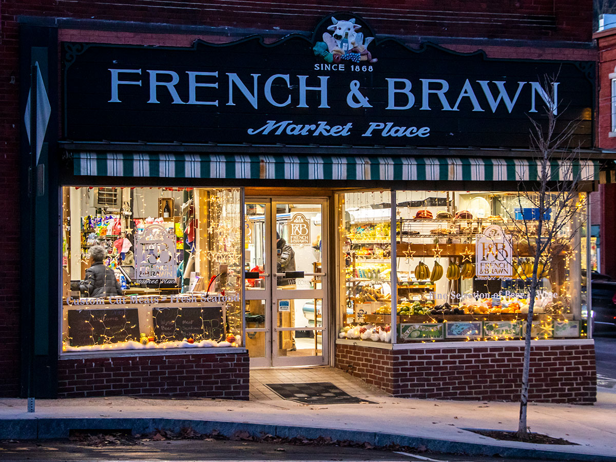 French & Brawn Marketplace in Camden, Maine