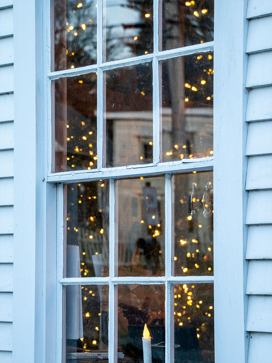 Antique New England Paned Window