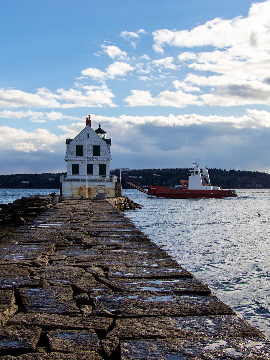 Rockland Breakwater Lighthouse & Vinalhaven Ferry