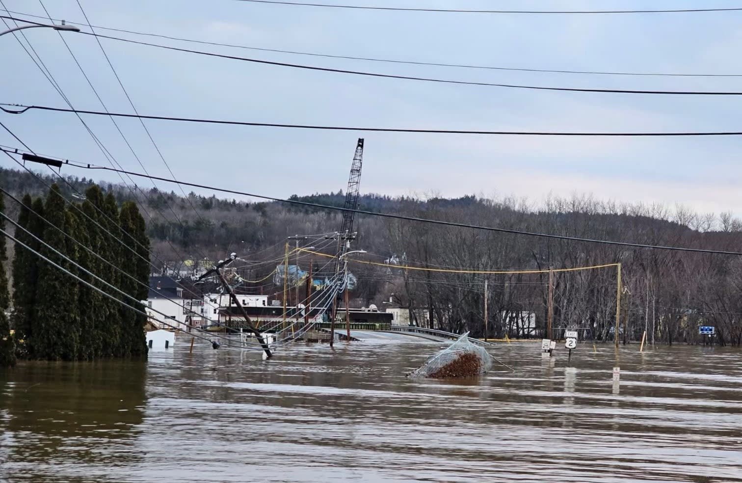 Flooding in Maine - Photo Credit: Central Maine Power
