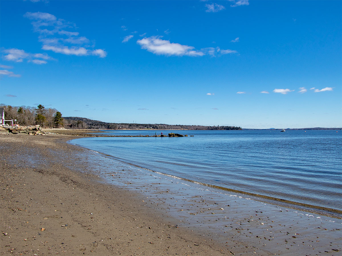 Lincolnville, Maine Beach