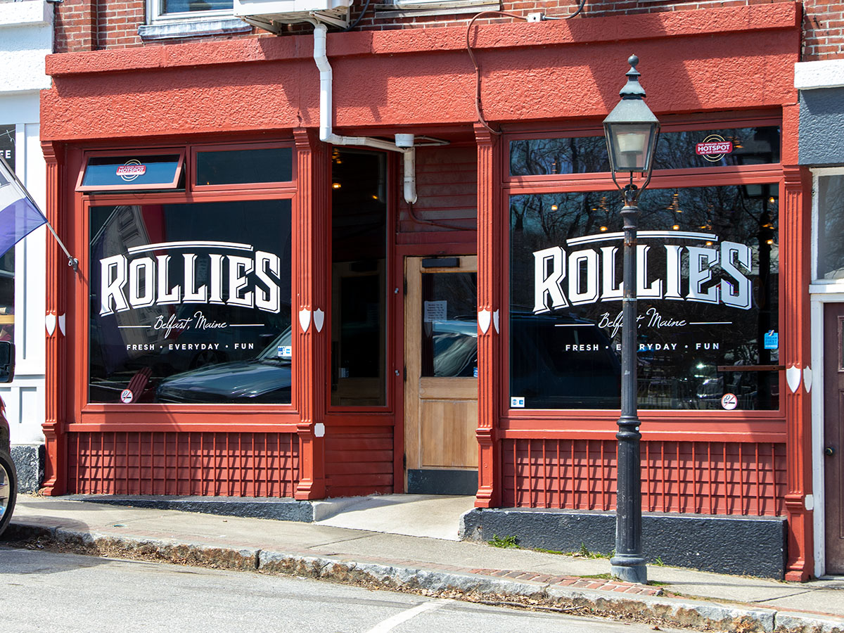 Rollie's Bar and Grill, Main Street, Belfast, Maine
