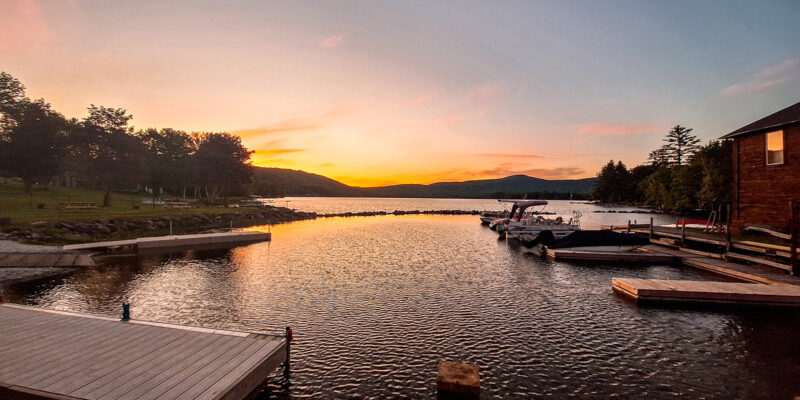 Clearwater Lake, Industry, Maine